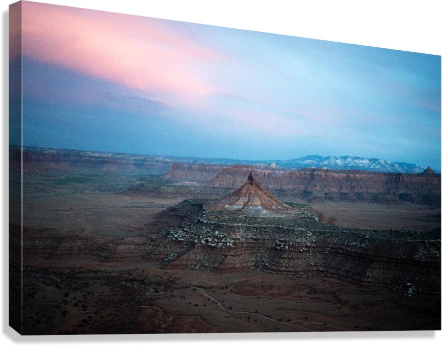 Red spire  Canvas Print