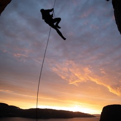 Sunrise on the fjord