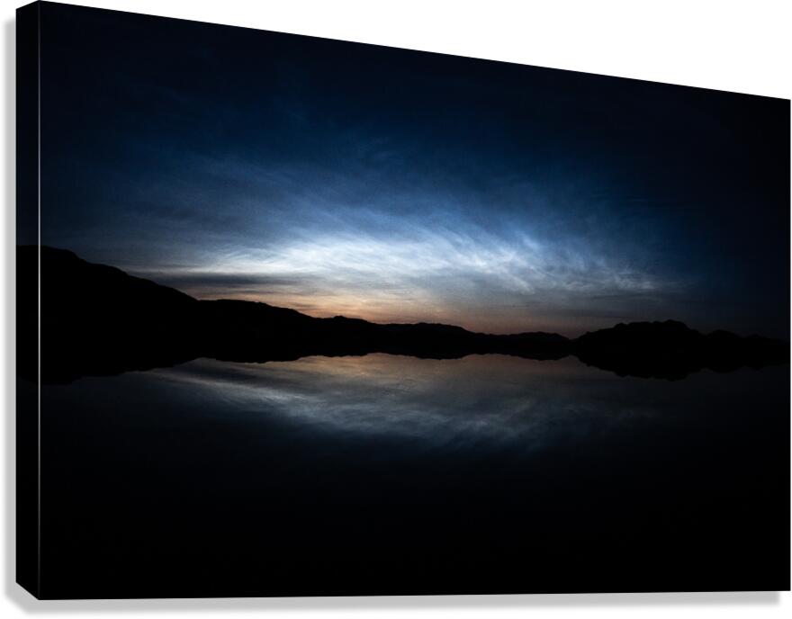 Night time in the Arctic Canvas print