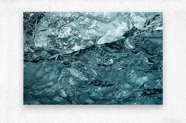 Blue Ice  Metal print