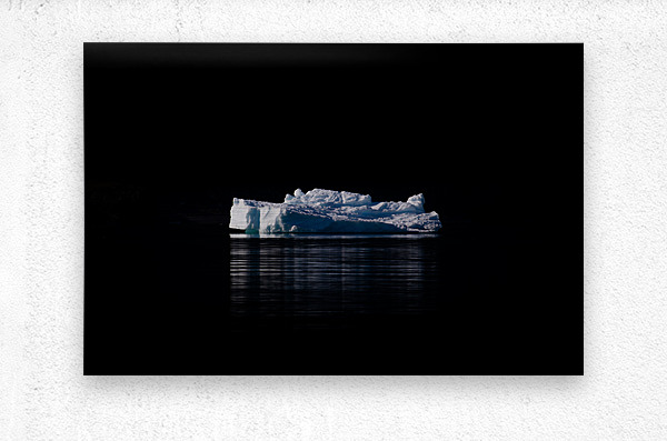 Lonely ice  Metal print