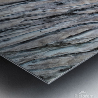 Texture of ice Metal print