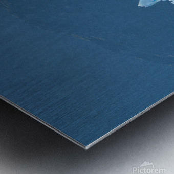 Blue Ice Metal print