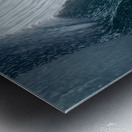 Ice curve Metal print