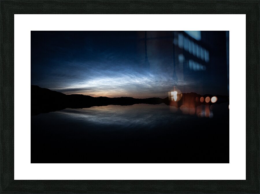 Night time in the Arctic Picture Frame print