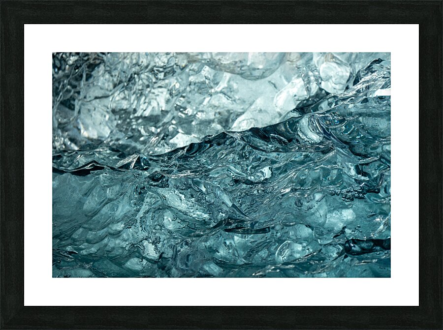 Blue Ice  Framed Print Print