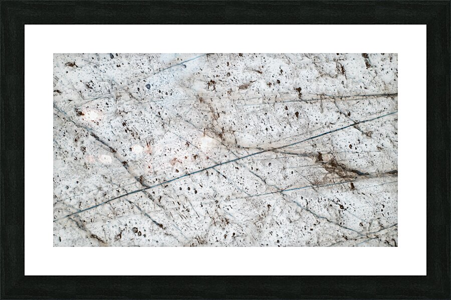 Ice texture Picture Frame print