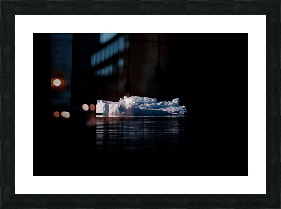 Lonely ice  Framed Print Print