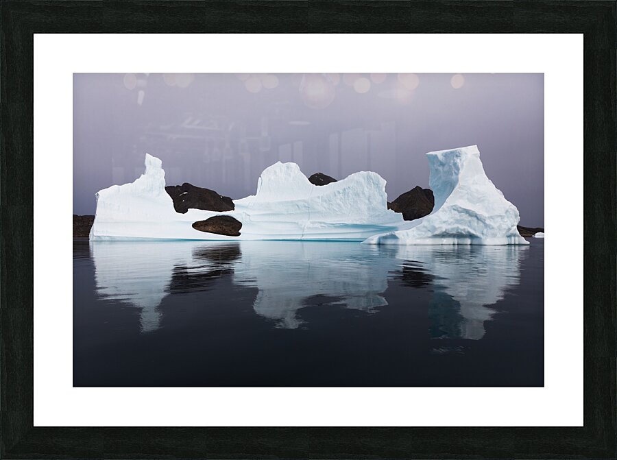 Ice Cathedral Picture Frame print