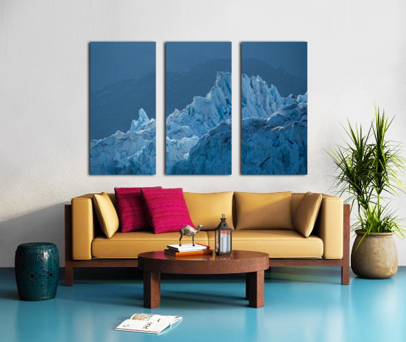 Blue Ice Split Canvas print
