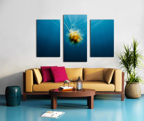 Lions Mane Jellyfish Canvas print