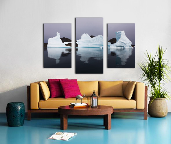 Ice Cathedral Canvas print