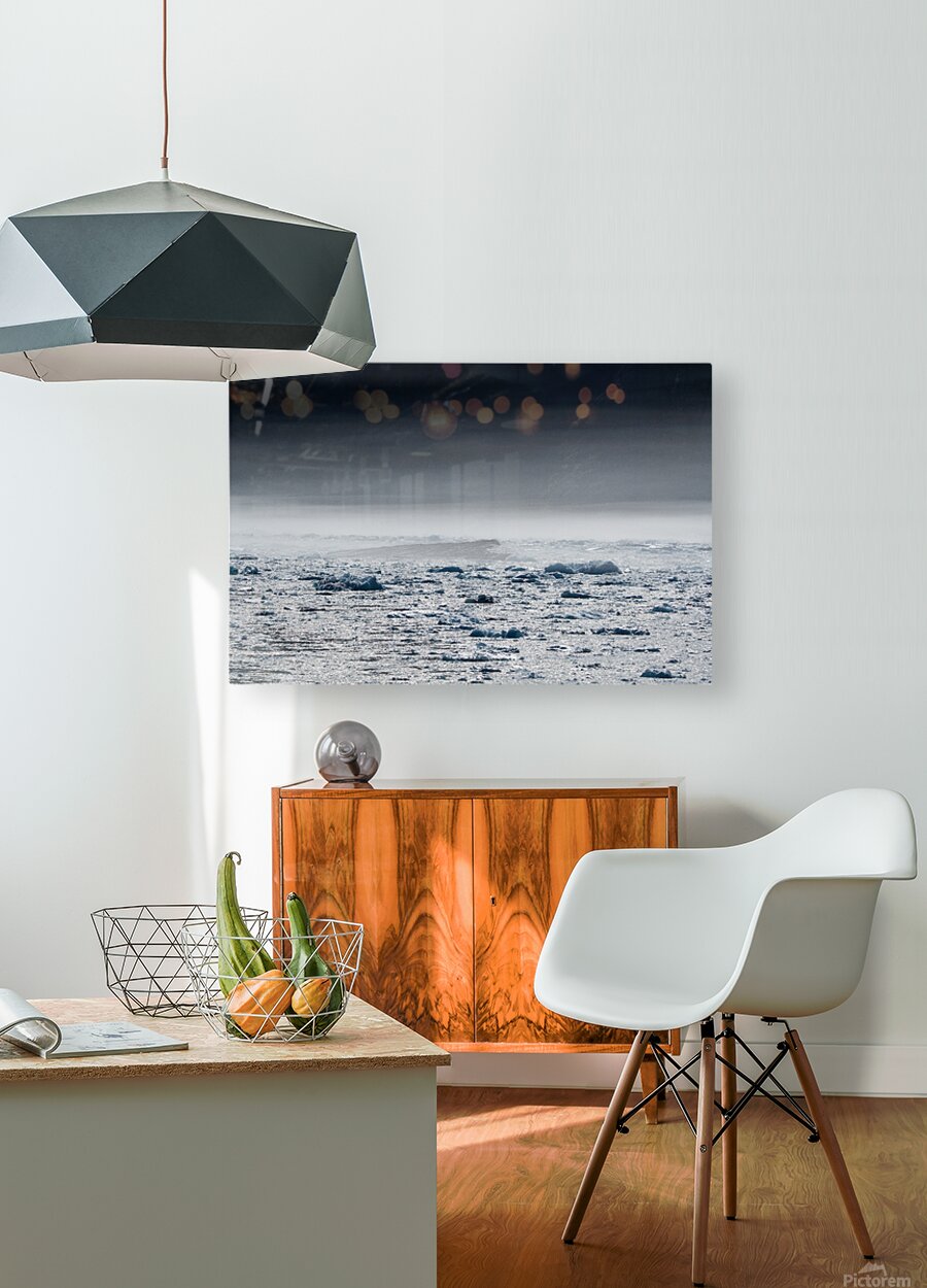 Calm morning  HD Metal print with Floating Frame on Back