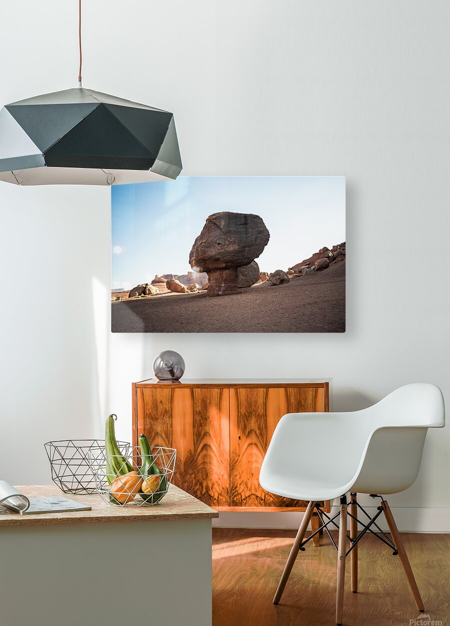 Standing rock  HD Metal print with Floating Frame on Back