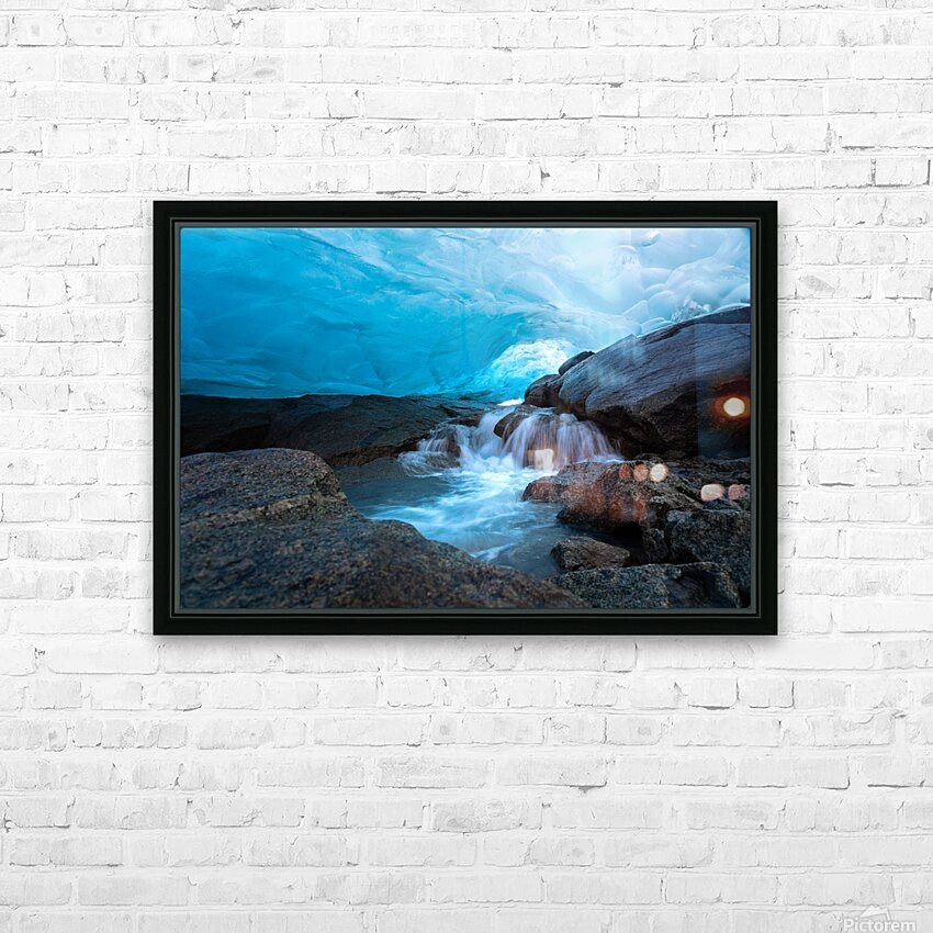 Melting flow HD Sublimation Metal print with Decorating Float Frame (BOX)