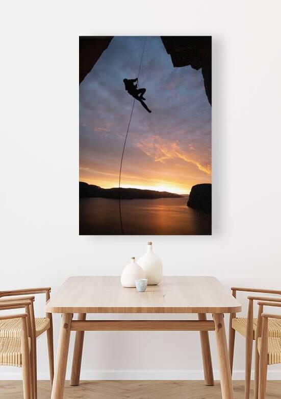 Sunrise on the fjord by Richard Mardens