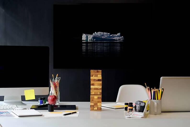 Lonely ice by Richard Mardens