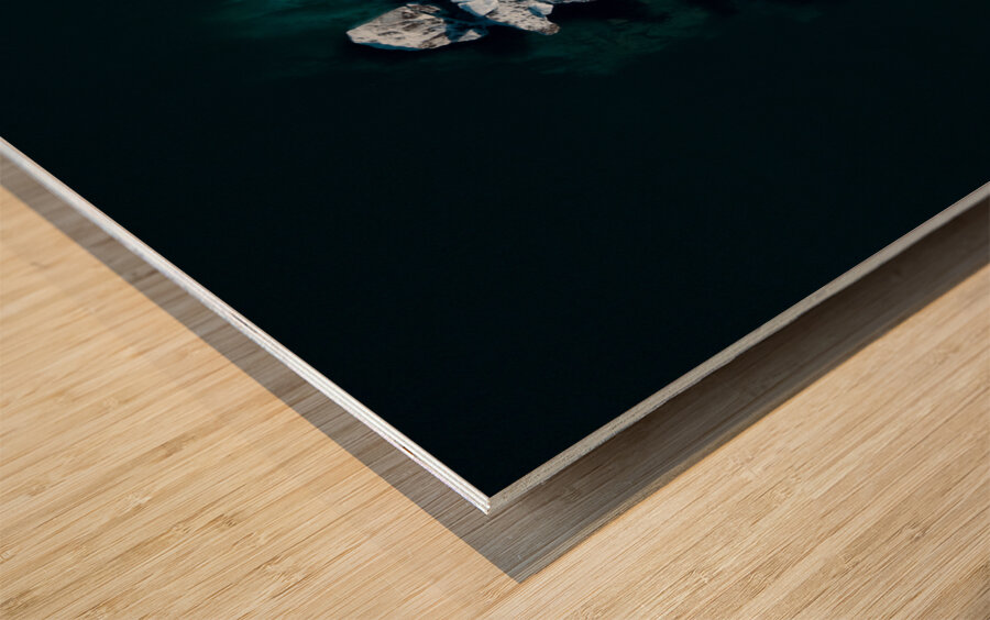 Floating Wood print